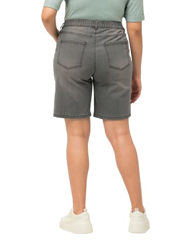 Ulla Popken Bermuda in light grey denim