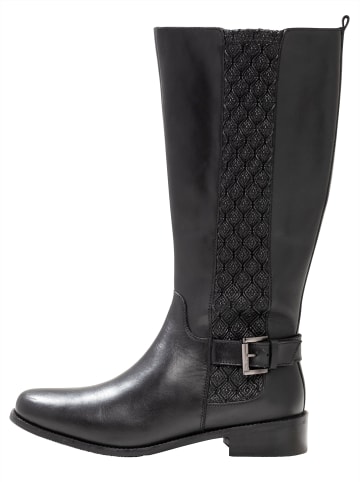 sheego Weitschaftstiefel in schwarz