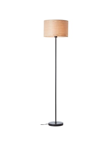 Brilliant Standleuchte, 1-flammig Romm ⌀ 38 cm in holz hell/schwarz