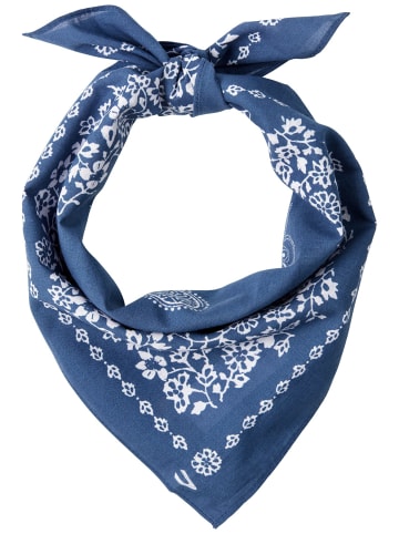 Camel Active Bandana aus reiner Baumwolle in Blau-Weiß