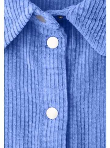 Street One Cordbluse in blau
