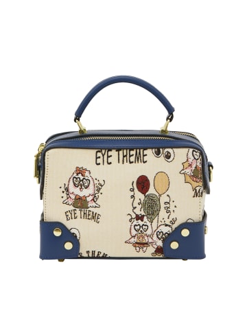 myMo Handbag Handbag in White Blue