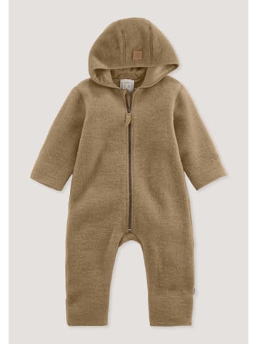 Hessnatur Wollfleece Overall in camelbraun