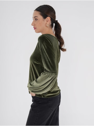 Freshlions Blusenshirt SANIA' in khaki