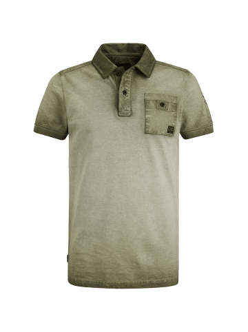 PME Legend Poloshirt COLD DYE PIQUE in Oliv