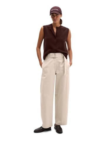 Marc O'Polo Barrel Pants mit Gürtel in Natural