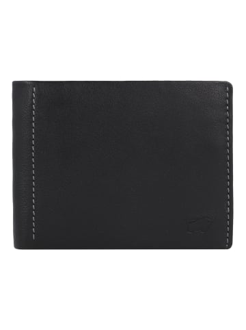 Braun Büffel Henry Geldbörse RFID Leder 12 cm in schwarz