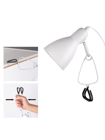 näve Tischleuchte "MARA" in weiß - (L)17 cm x (B)10.5 cm x (H)28 cm