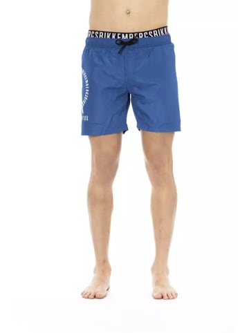 Bikkembergs Blau Schwarz Polyester Herren Badeanzug