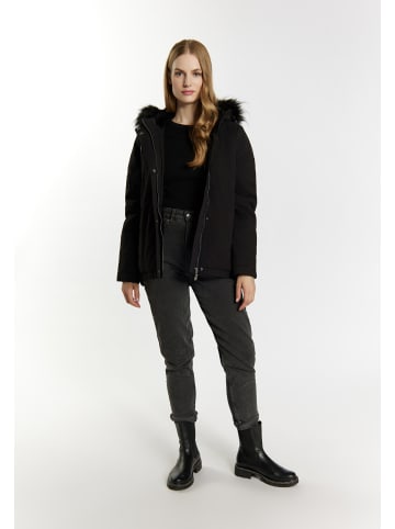 DreiMaster Damen Winterjacke in Schwarz