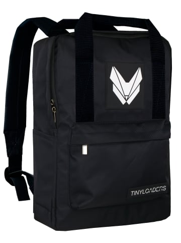 Tinyloaders Kinderrucksack Schulranzen Outdoor, Schwarz