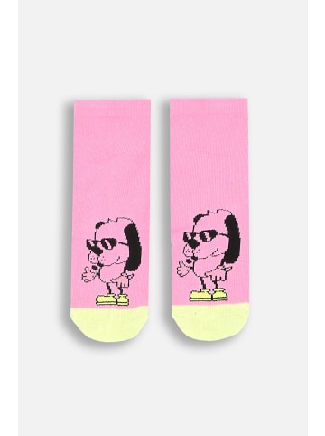 Coccodrillo Socken in rosa