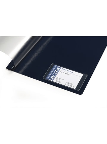 Durable Visitenkarten-Tasche Pocketfix 105x65mm transparent Packung mit 10 Stück