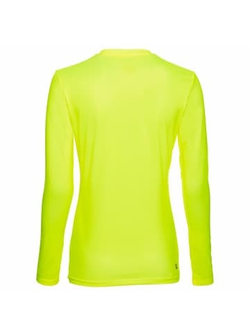 BIDI BADU Mina Tech Roundneck Longsleeve - neongreen in neongelb