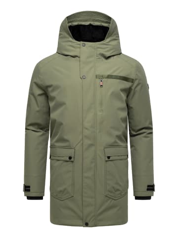 STONE HARBOUR Wintermantel Netaan XX in Dusty Olive