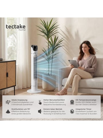 tectake Standventilator 110 cm