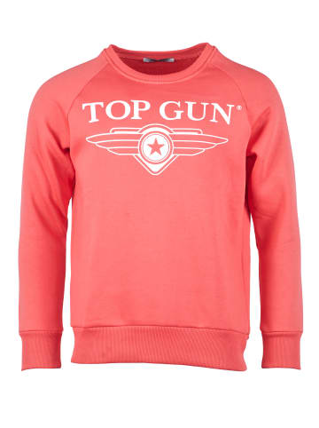 TOP GUN Sweatshirt TG20192014 in coral