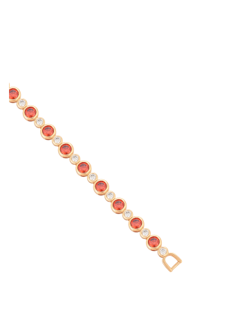 gaya Women Bracelet in Rose Gold Orange