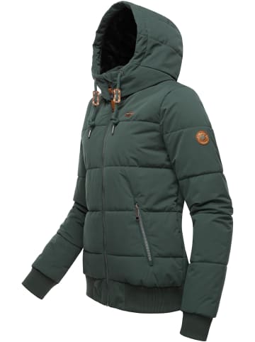 ragwear Winterjacke Nuggys Solid in Dark Green