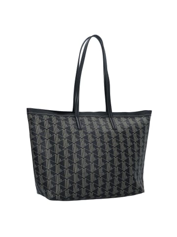 Lacoste Monogram Zely Shopper Tasche 37 cm in mono noir beige