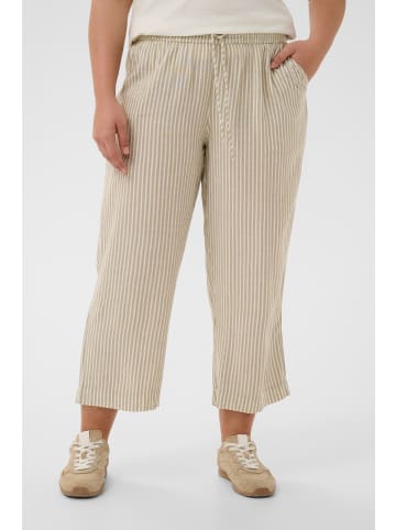 KAFFE curve Casual Hose KCmille Loose fit in Chinchilla/Chalk Stripe