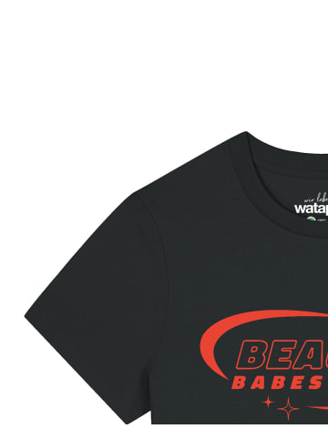 wat? Apparel T-Shirt Beauty babes club in Schwarz