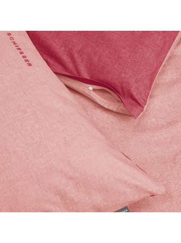 Schiesser Renforcé Bettwäscheset Doubleface in Rosa