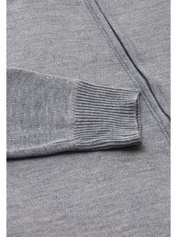 Fumo Herren Cardigan in Hellgrau Melange
