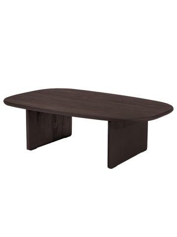 home24 home24 Massiver Couchtisch aus Massivholz in Akazie Schwarz - 118 x 44 x 87 cm in Schwarz