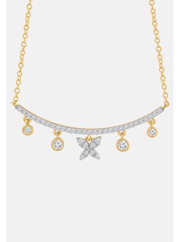 Diamant Exquis Halskette aus 585 Gelbgold mit Diamant