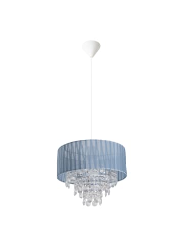 näve Pendelleuchte "KRISTALLO" in grau - (L)30 cm x (B)30 cm x (H)100 cm