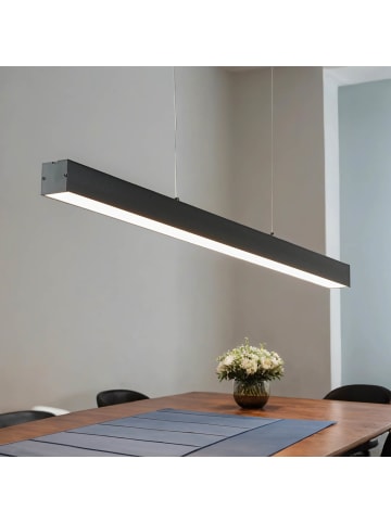 Licht-Erlebnisse Pendelleuchte EEK G (B)5 x (L)100 x (T)113 cm in Schwarz