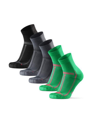 DANISH ENDURANCE Socken Long Distance in black/grey/green