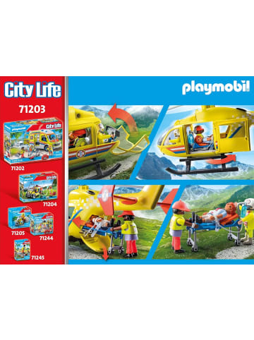 Playmobil City Life 71203 Rettungshelikopter 4+