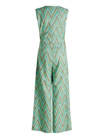 CARTOON Jumpsuit mit Bindegürtel in Mint/Green