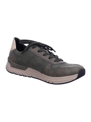 rieker Schnürschuhe in olive/moor/lightgold