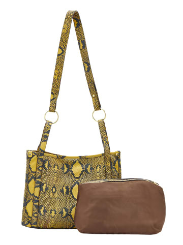 FELIPA Damen Schultertaschen in Gelb