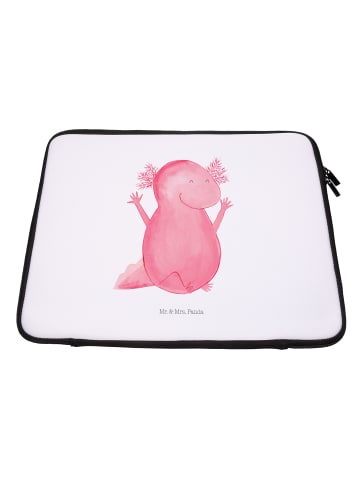 Mr. & Mrs. Panda Notebook Tasche Axolotl Hurra ohne Spruch in Weiß