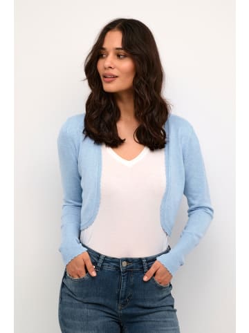 CULTURE Strickjacke CUannemarie Classic fit in Cashmere Blue Melange