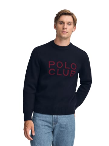 Polo Club Pullover in Navy Blau
