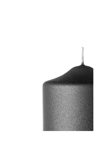 Fink Stumpenkerze Candle grau - (H) 10 cm
