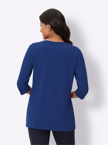 Sieh an! Longshirt in royalblau