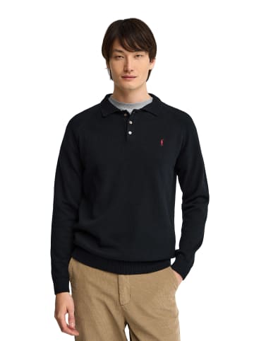 Polo Club Pullover MAN RIGBY GO LS POLO WOOL KENETH LONG SLEEVE REGULAR FIT in Navy Blau