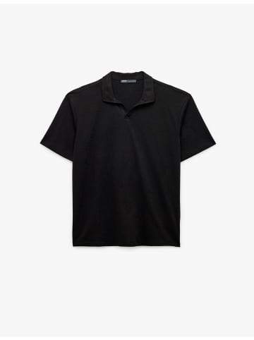 KOTON TSHIRT SS POLO in Schwarz