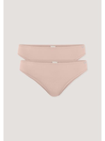 Hessnatur Slip Regular Cut 2er-Set in cremerosa