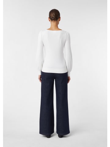 comma Strickpullover in 0120_weiß