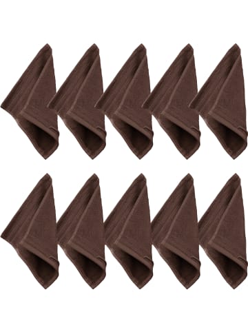 Erwin Müller Frottier Seiftuch 10er-Pack Heidelberg in braun