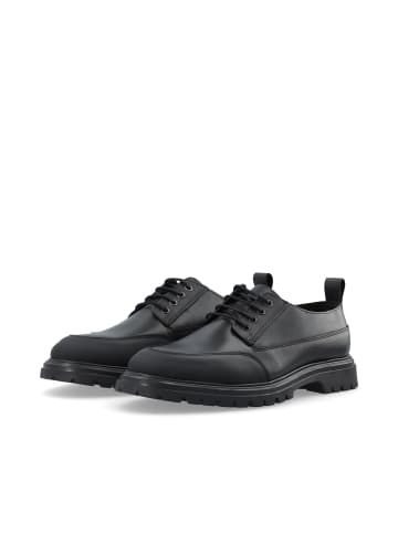 Bianco Lederhalbschuhe in Black