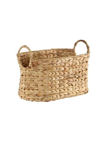 CALICOSY Korb mit Griffen in Helles - (W)40 x (H)21 x (L)26 cm