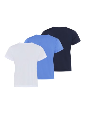 OCEAN SPORTSWEAR Kurzarmshirt in himmelbau_navy_weiß